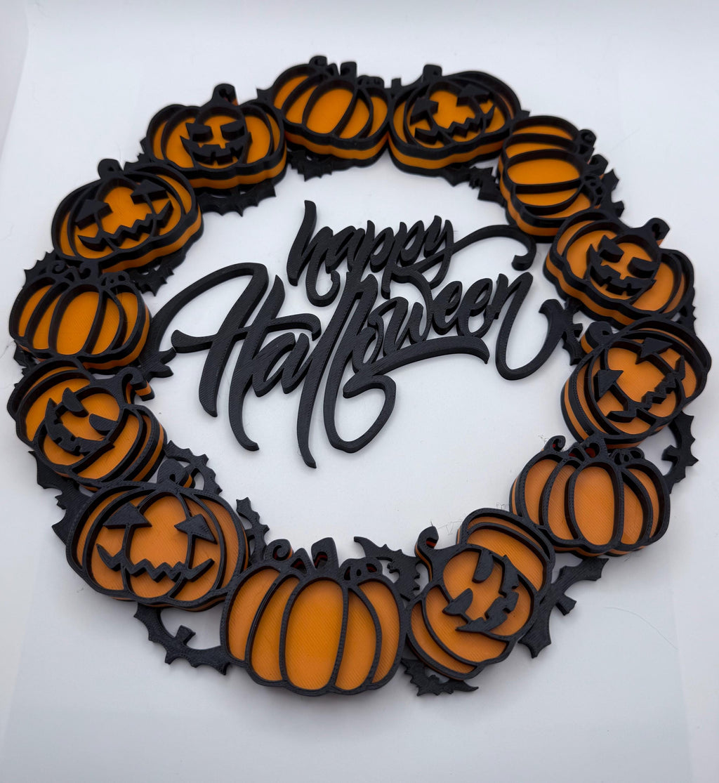 Happy Halloween Wreath.