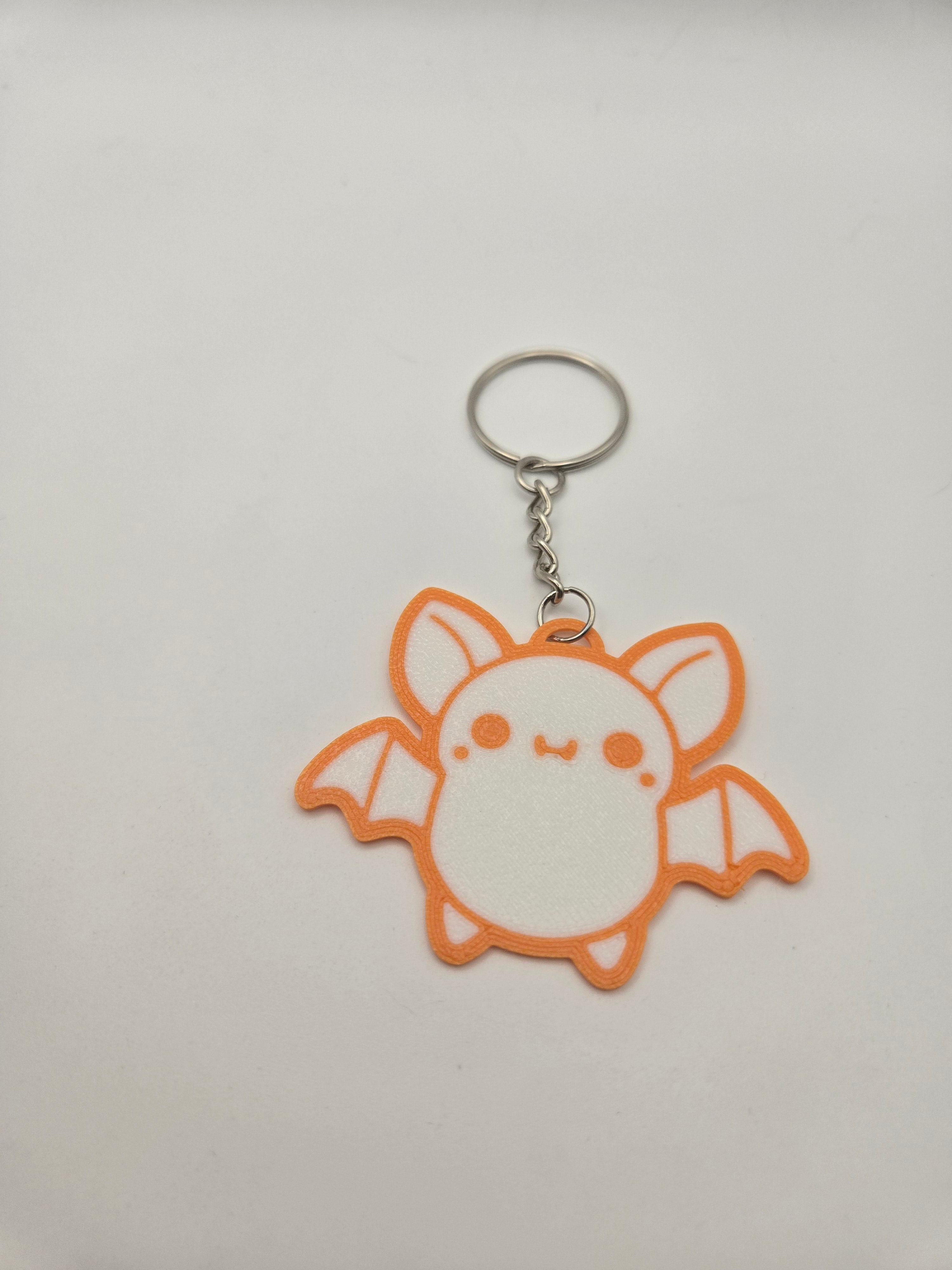 Bat, Keyring, Halloween, Cute Set of 4