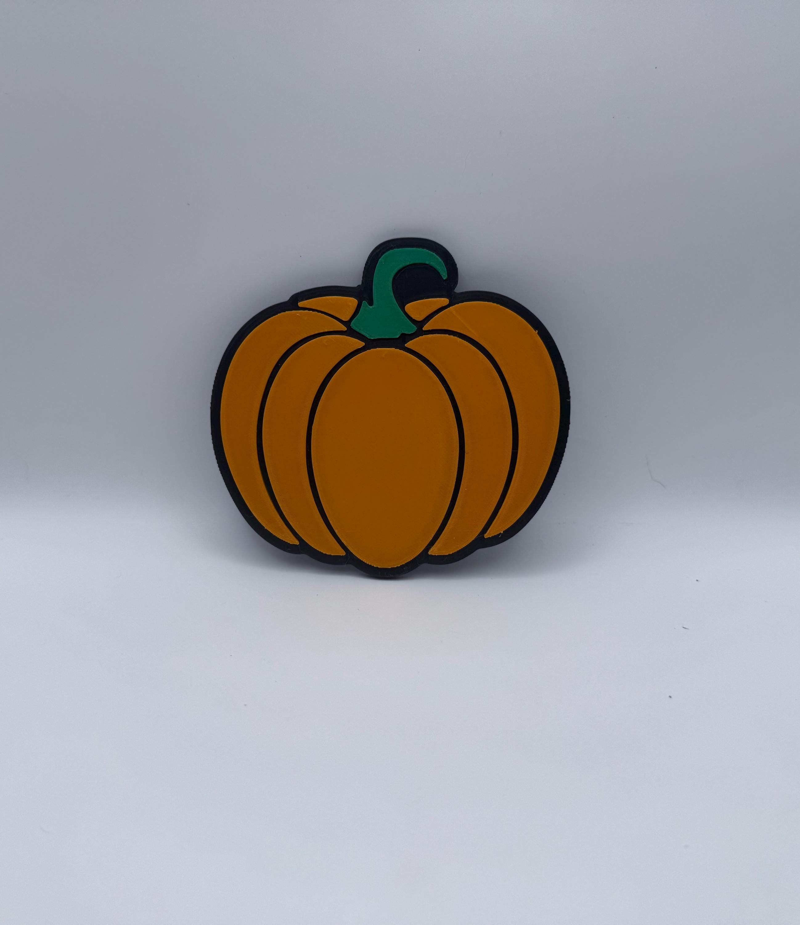 Pumpkin Coaster, set of 4, halloween.
