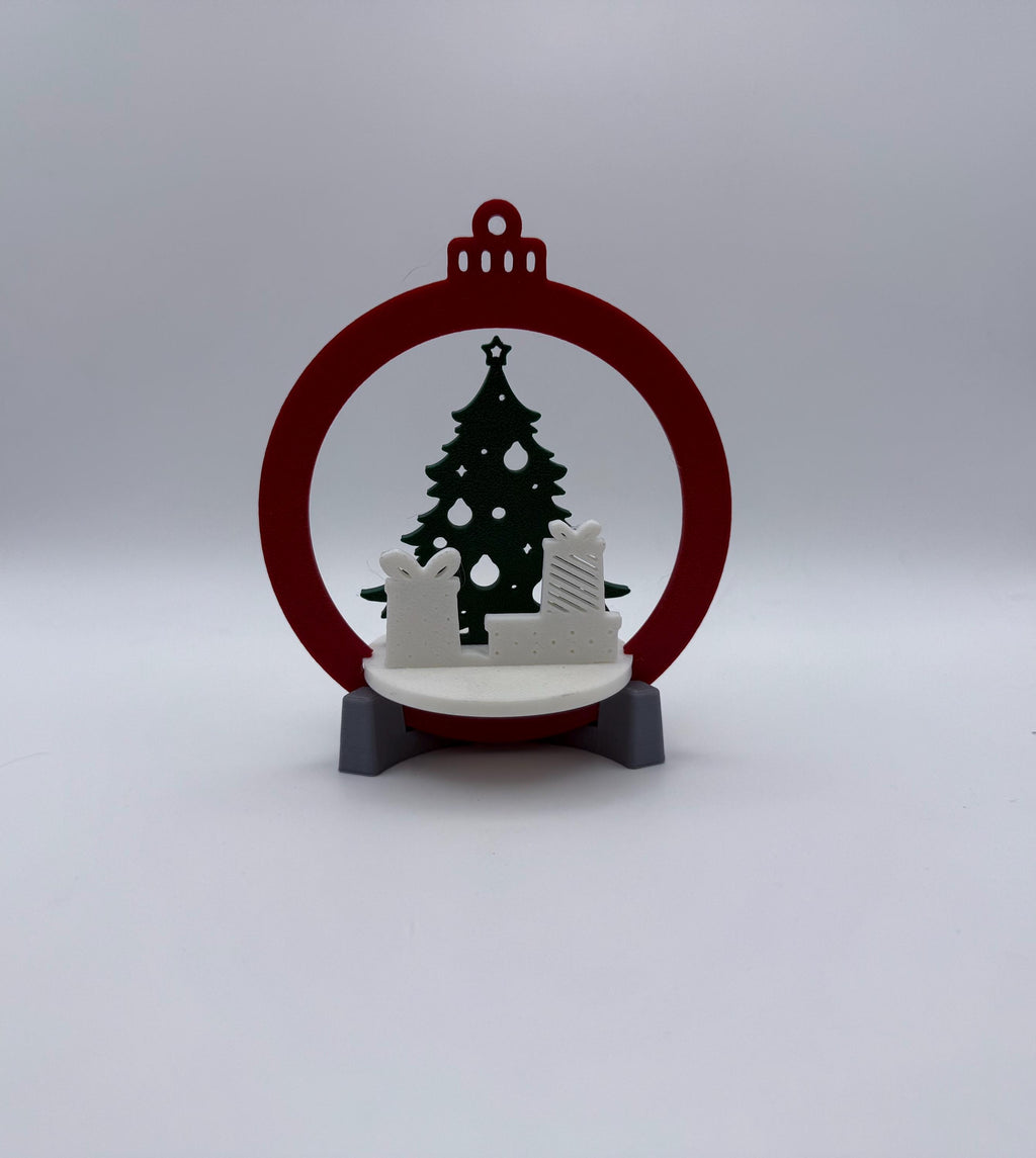 Christmas Bauble with Stand.
