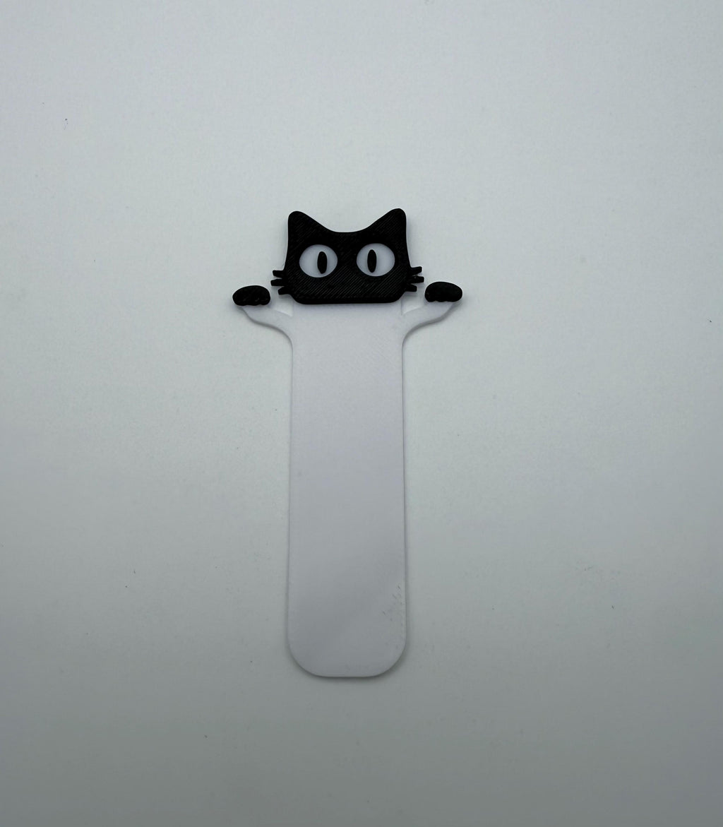Cat, Bookmark, Book, Mark