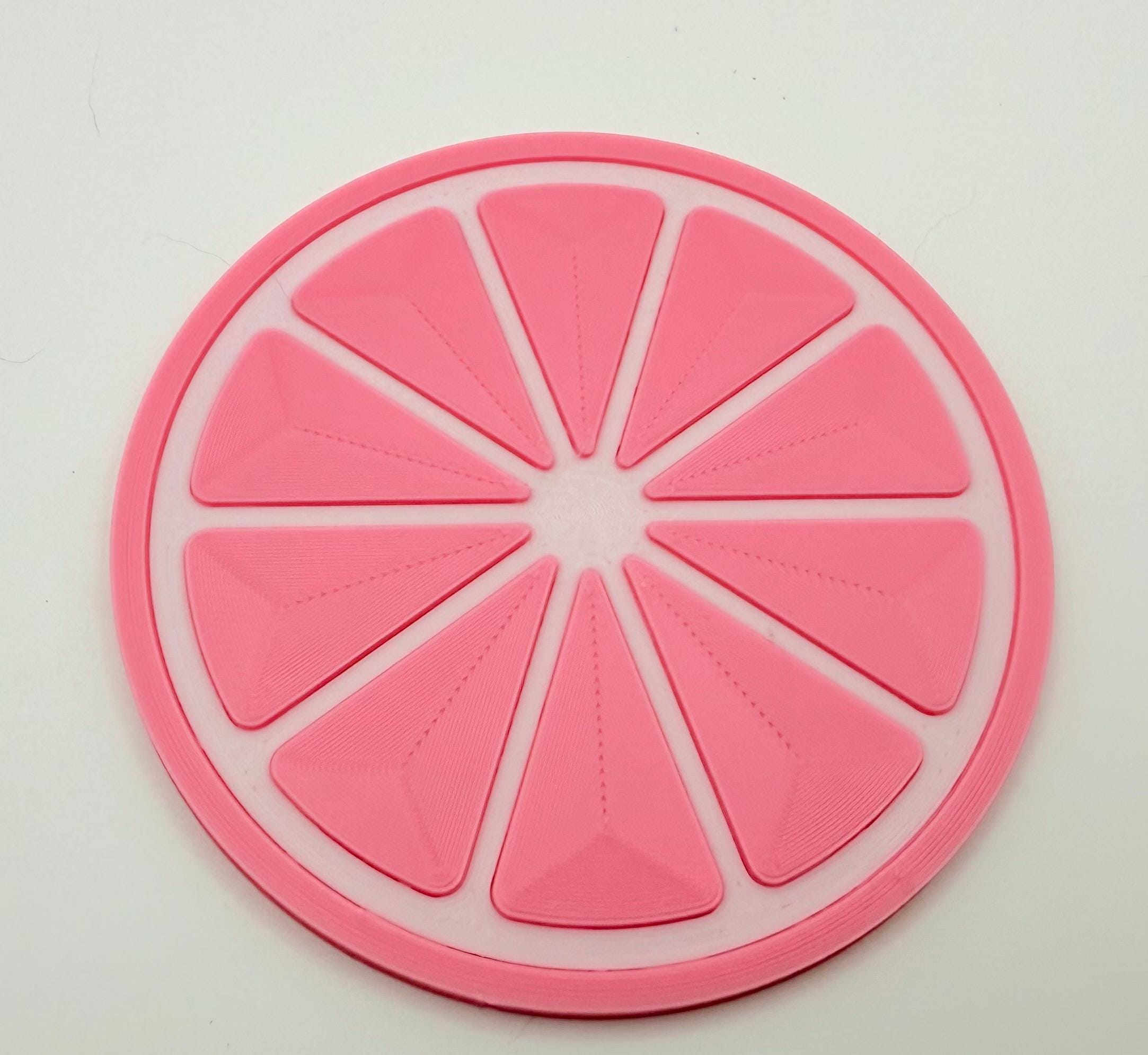 Fruit, Coasters, 3D Printed