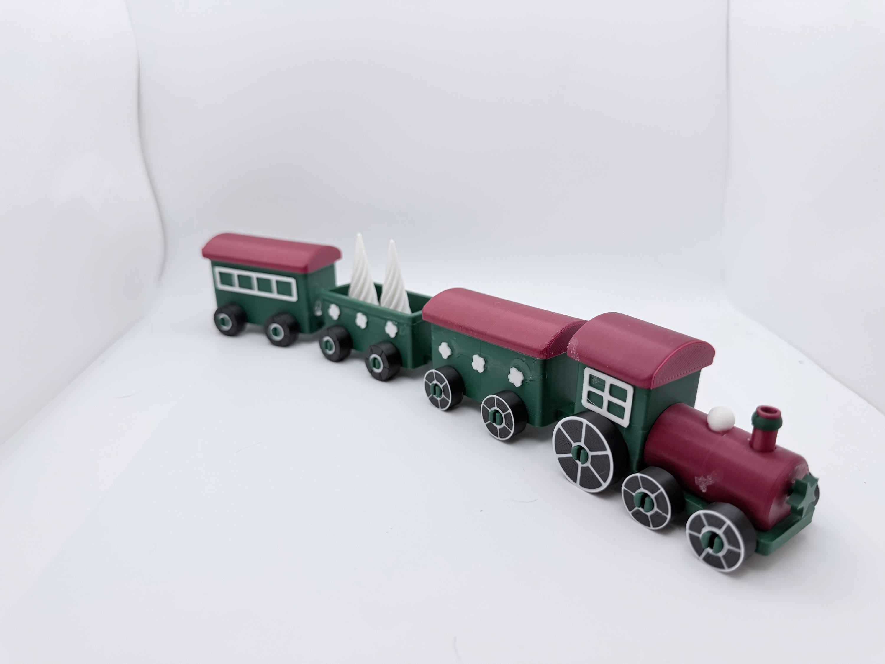 Christmas Train with Carriages.