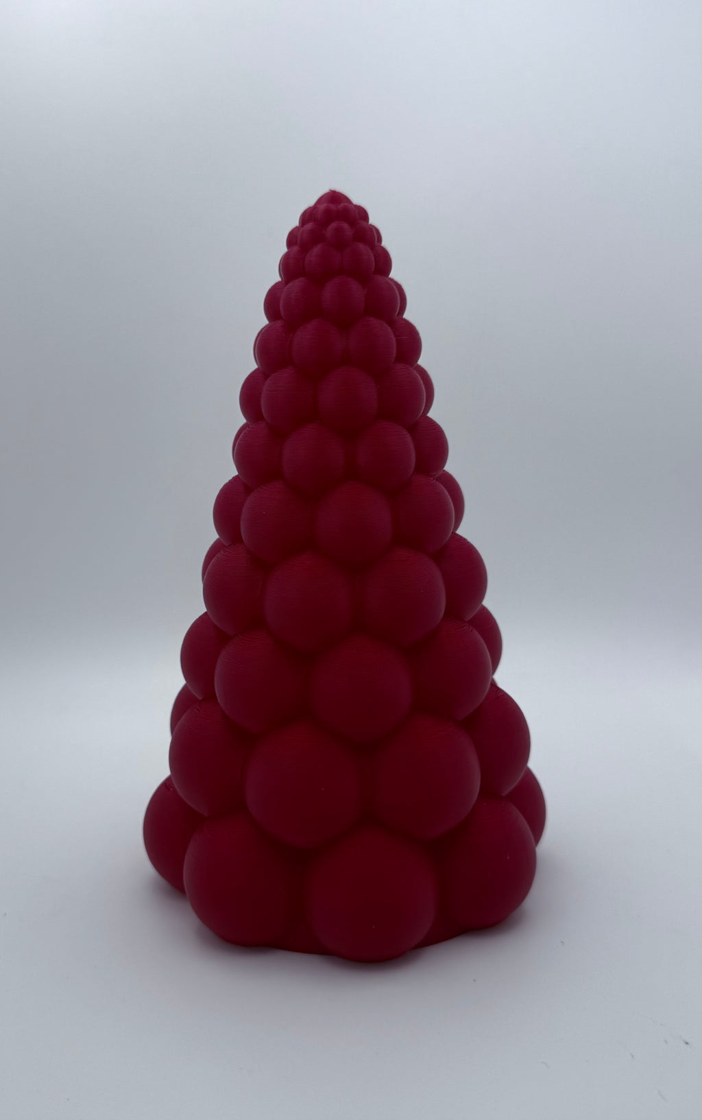 Bubble, Ribbed Bubble, Christmas Tree 18cm, Set of 2