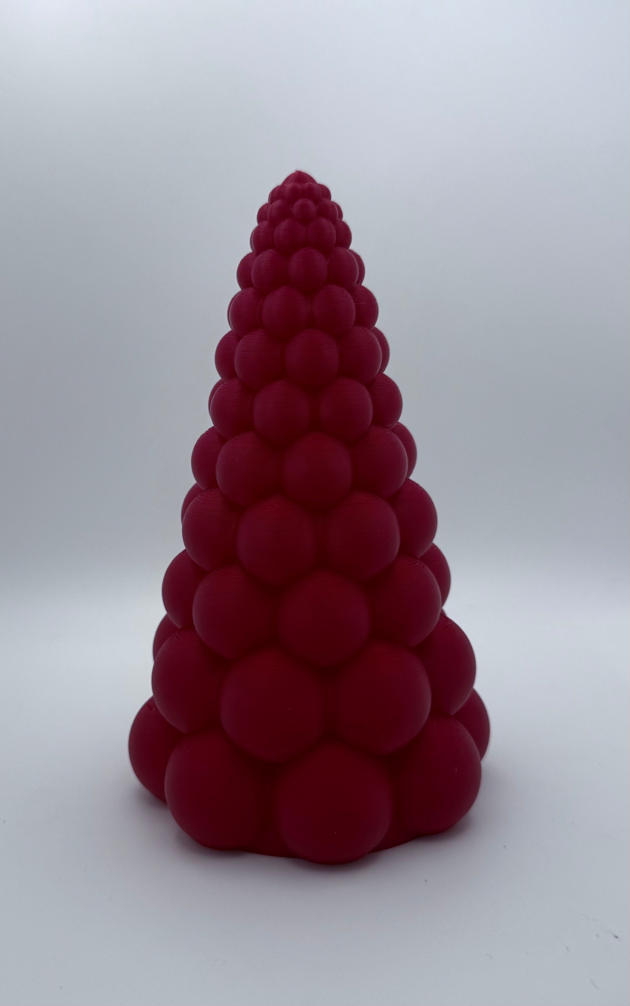 Bubble, Ribbed Bubble, Christmas Tree 18cm, Set of 2