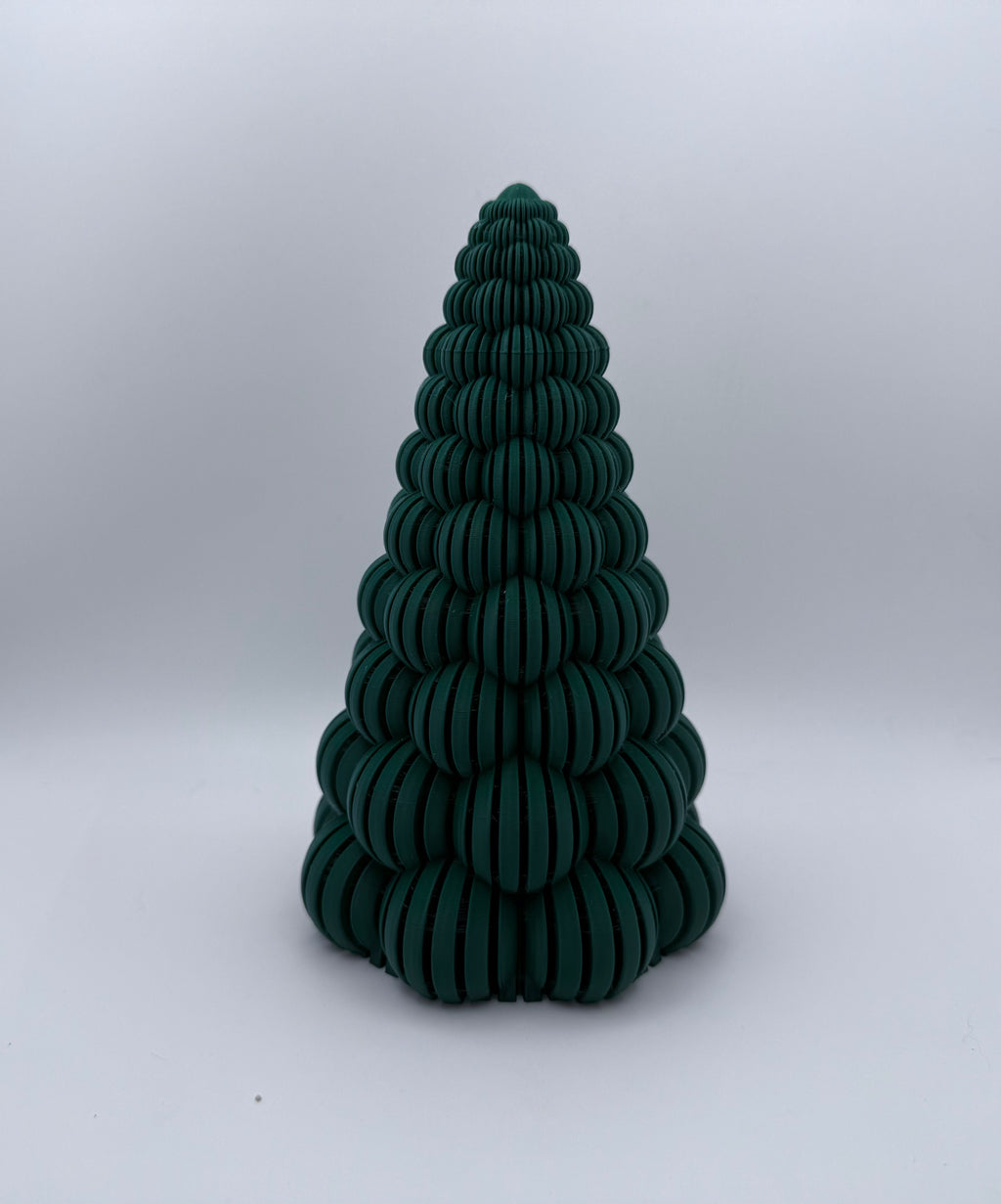 Bubble, Ribbed Bubble, Christmas Tree 18cm, Set of 2
