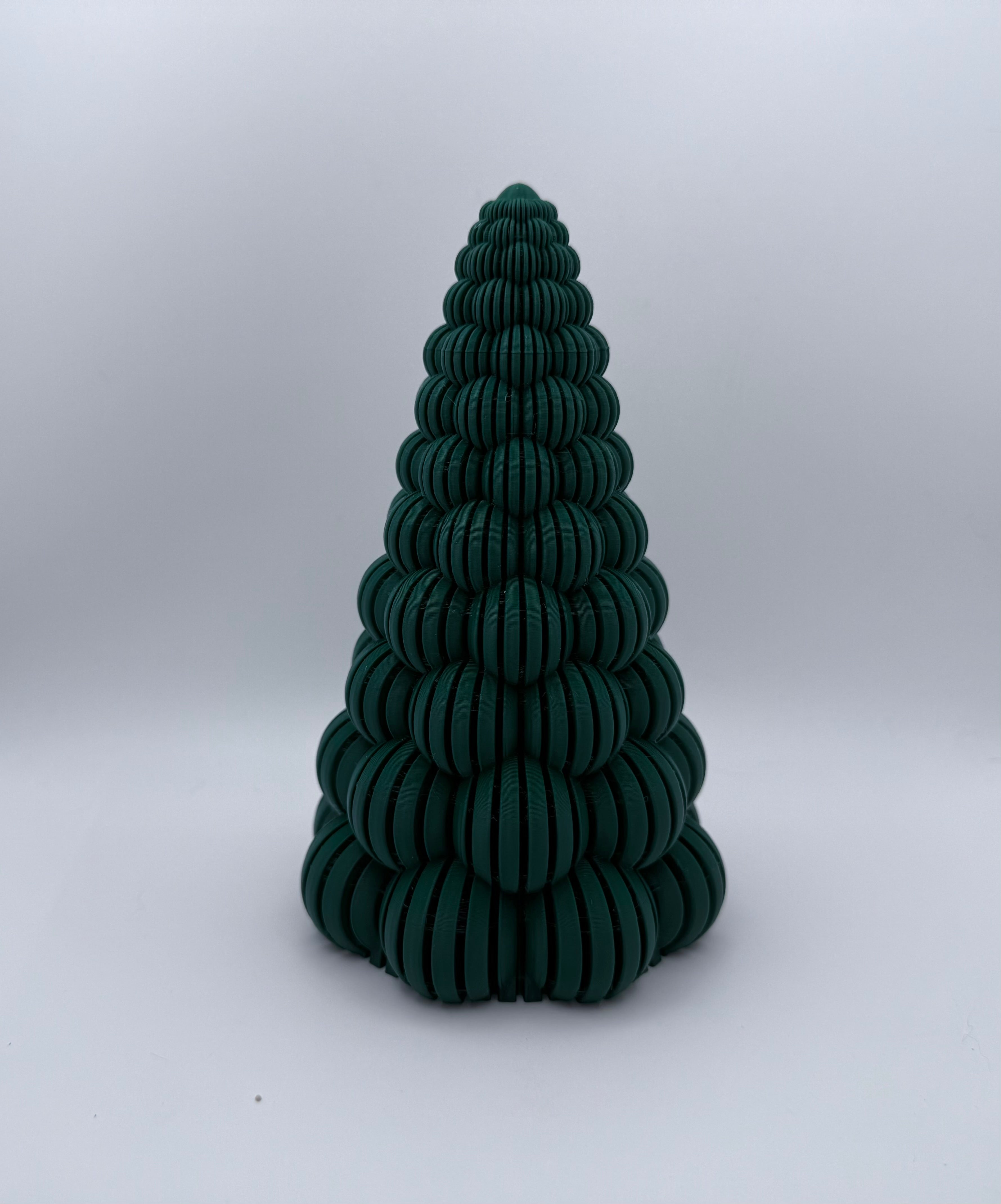 Bubble, Ribbed Bubble, Christmas Tree 18cm, Set of 2