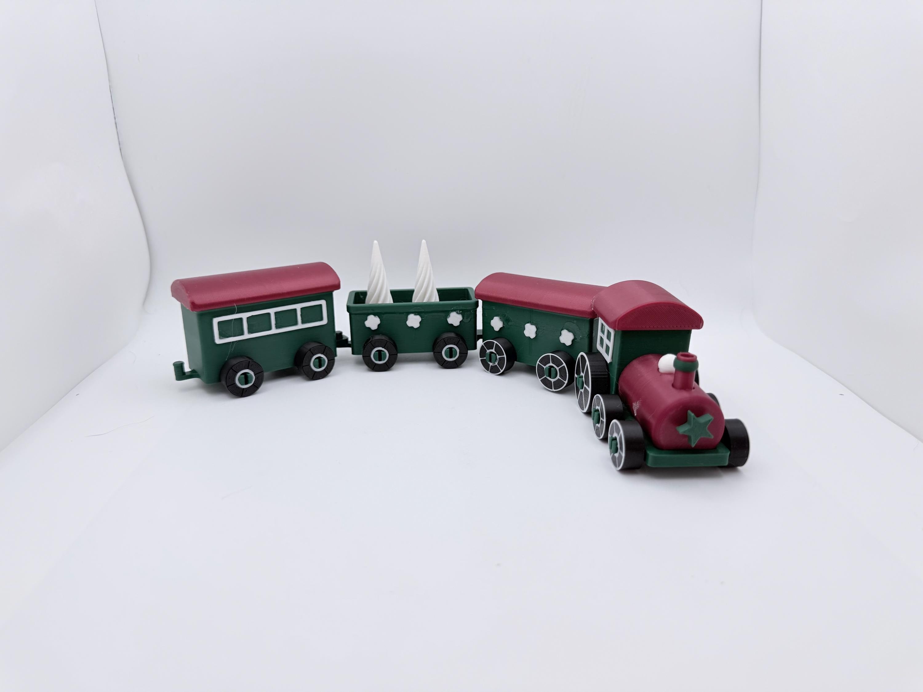 Christmas Train with Carriages.