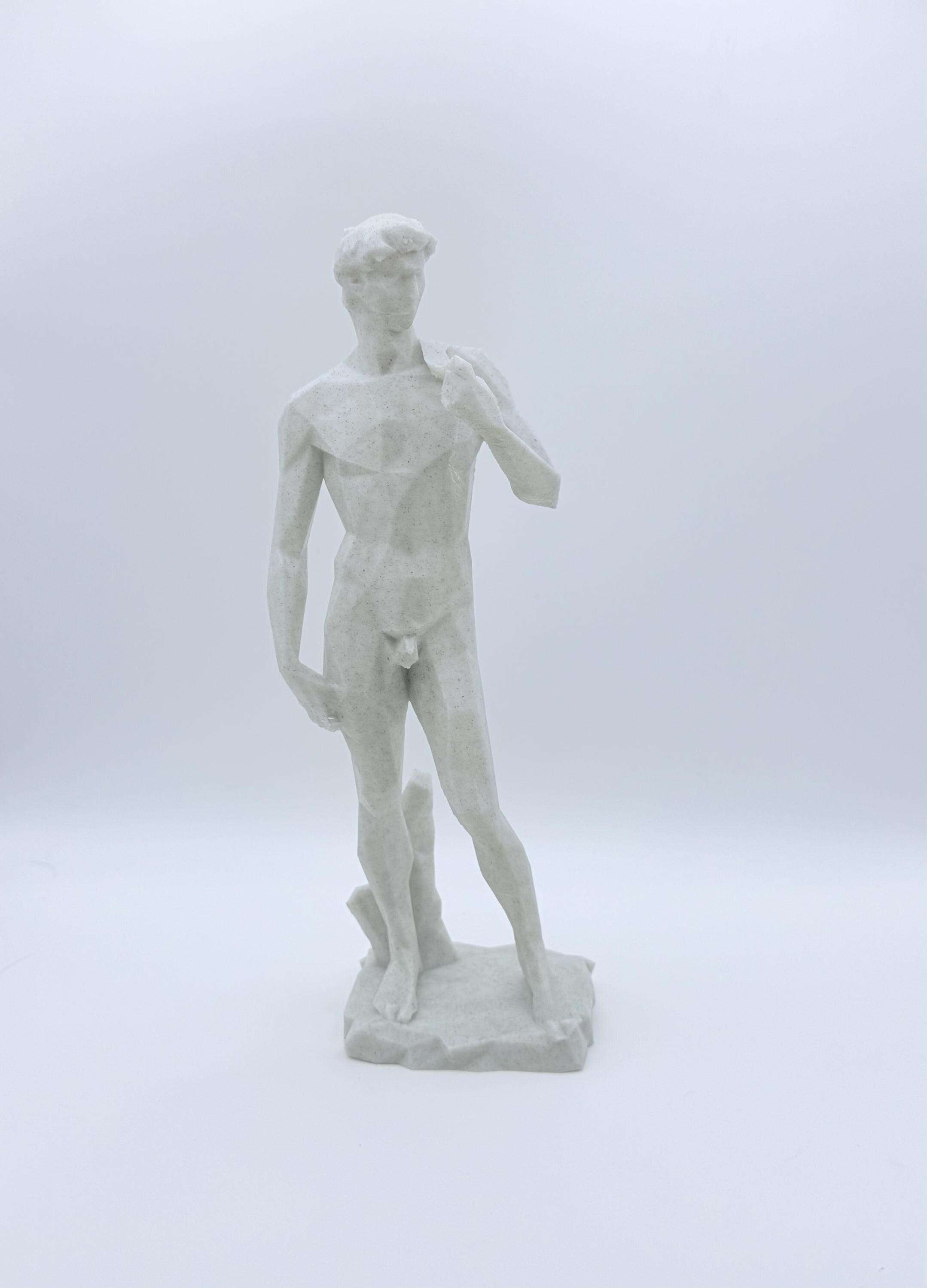 Geometric, St, David, Statue, Figure