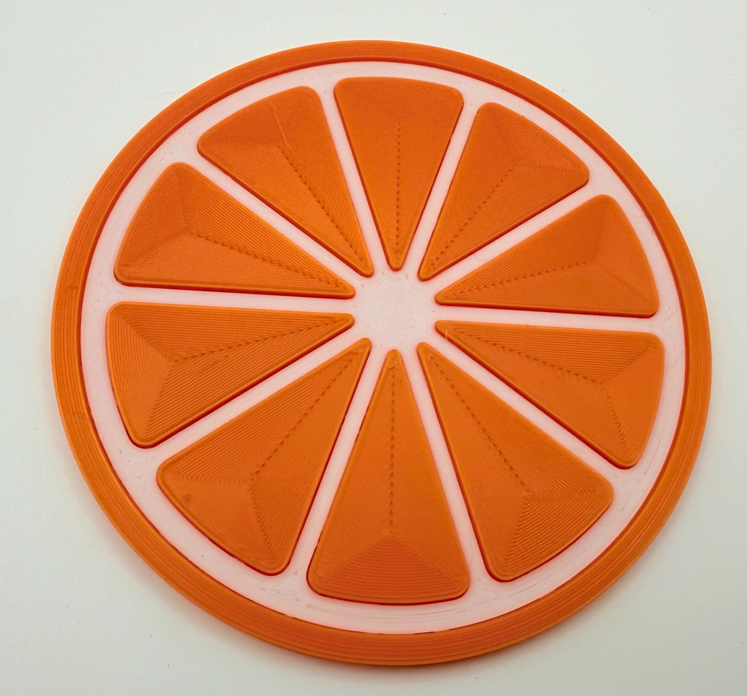 Fruit, Coasters, 3D Printed