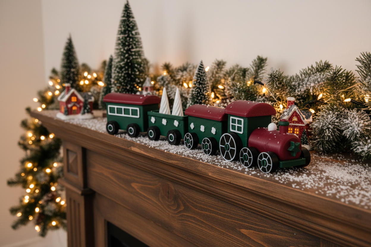 Christmas Train with Carriages