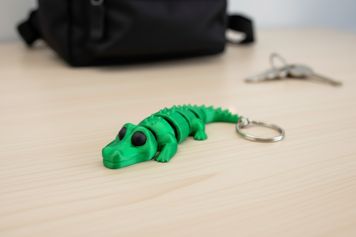 Crocodile Articulated Keyring