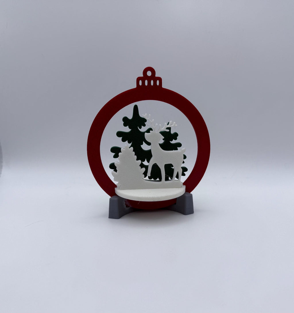 Christmas Bauble with Stand.