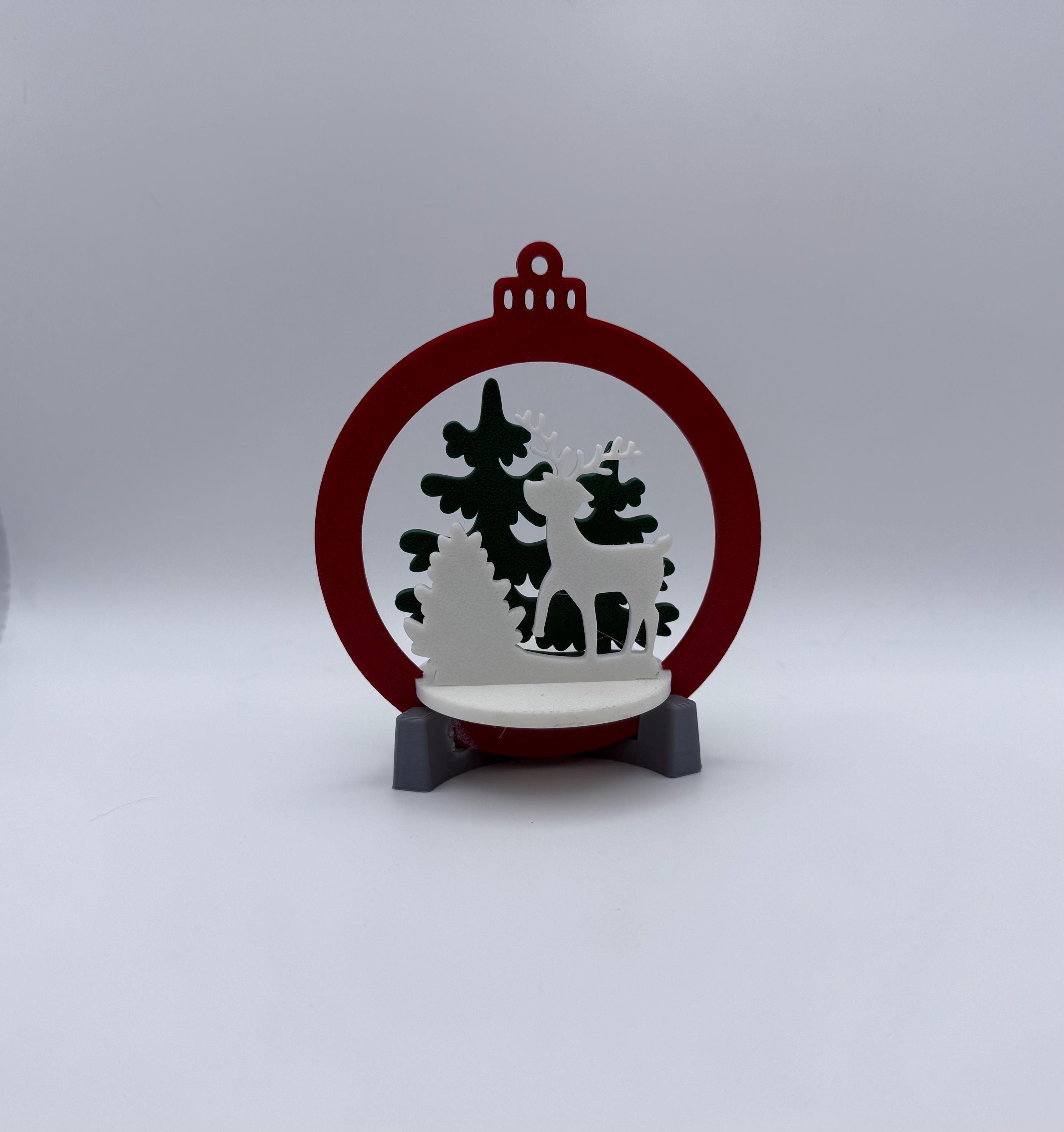 Christmas Bauble with Stand.