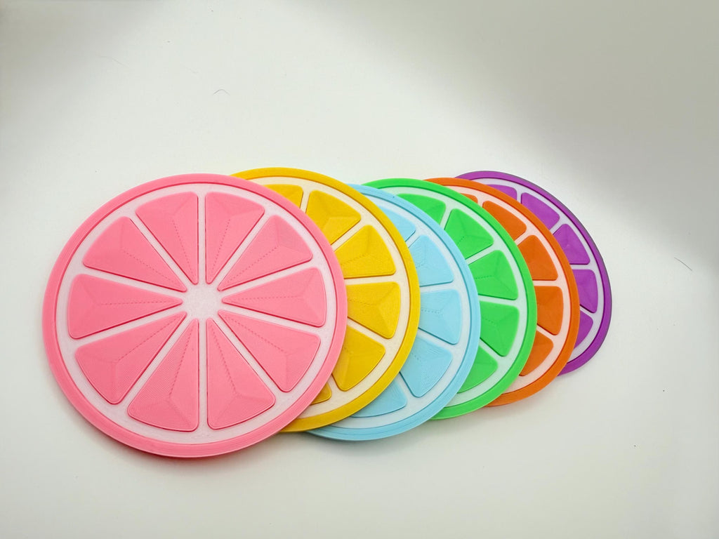 Fruit, Coasters, 3D Printed