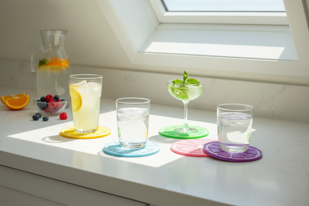 Fruit, Coasters, 3D Printed